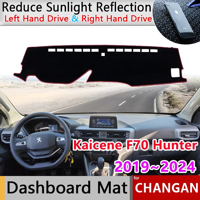Auto Cruscotto Copertura per Changan Kaicene F70 Hunter 2019 ~ 2024 2020 Zerbino Tappeto Dash Zerbino Pad Parasole Cuscino Fodera Mantello Accessori