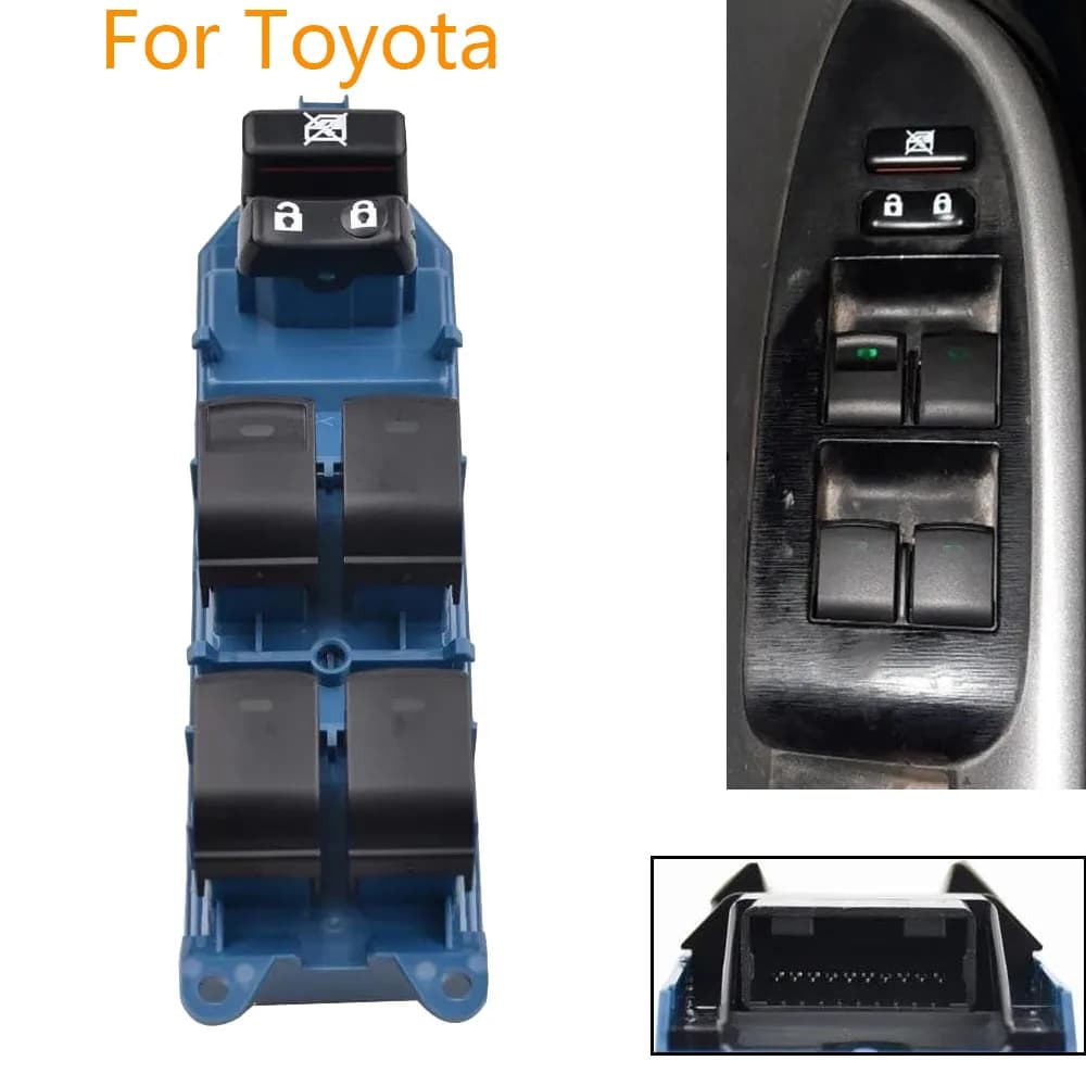 Per Toyota Avensis Verso Camry Prius 2009-2018 Anteriore Sinistro LHD Elettrico Power Master Finestra Interruttore Sollevatore Pulsante Accessori Auto