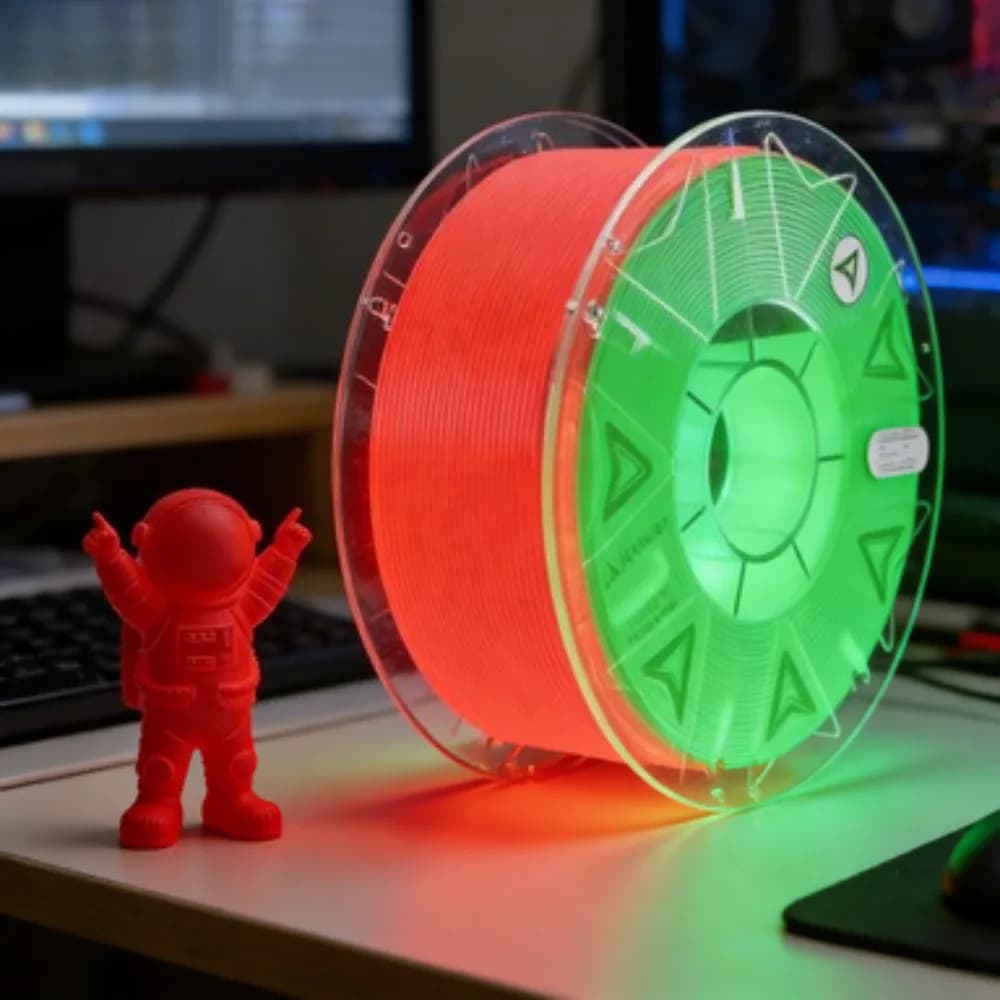 Filamento Hyper PLA per mobili luminosi al buio, Pacchetto filamenti per stampanti 3D, Filamento Hyper PLA 1.75mm, Precisione dimensionale