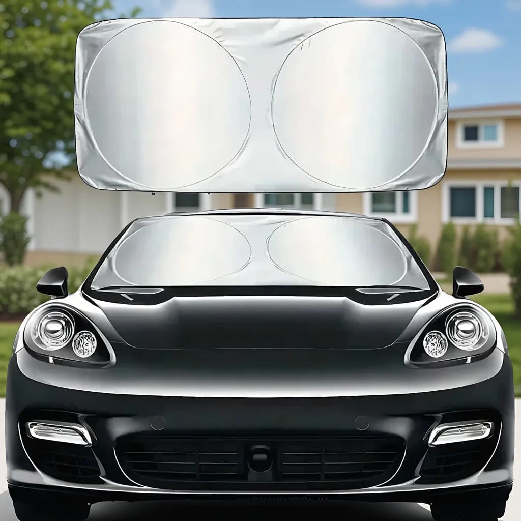 Copertura parasole per auto con protezione UV - Visiera pieghevole per parabrezza per accessori per lo styling