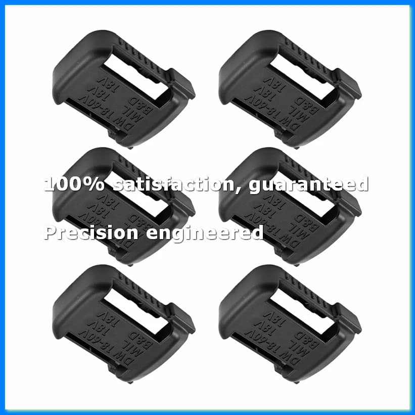 Supporti per batterie da 6 pezzi, supporto per riporre batterie, gancio di protezione per batteria da 18 V 20 V-A49I