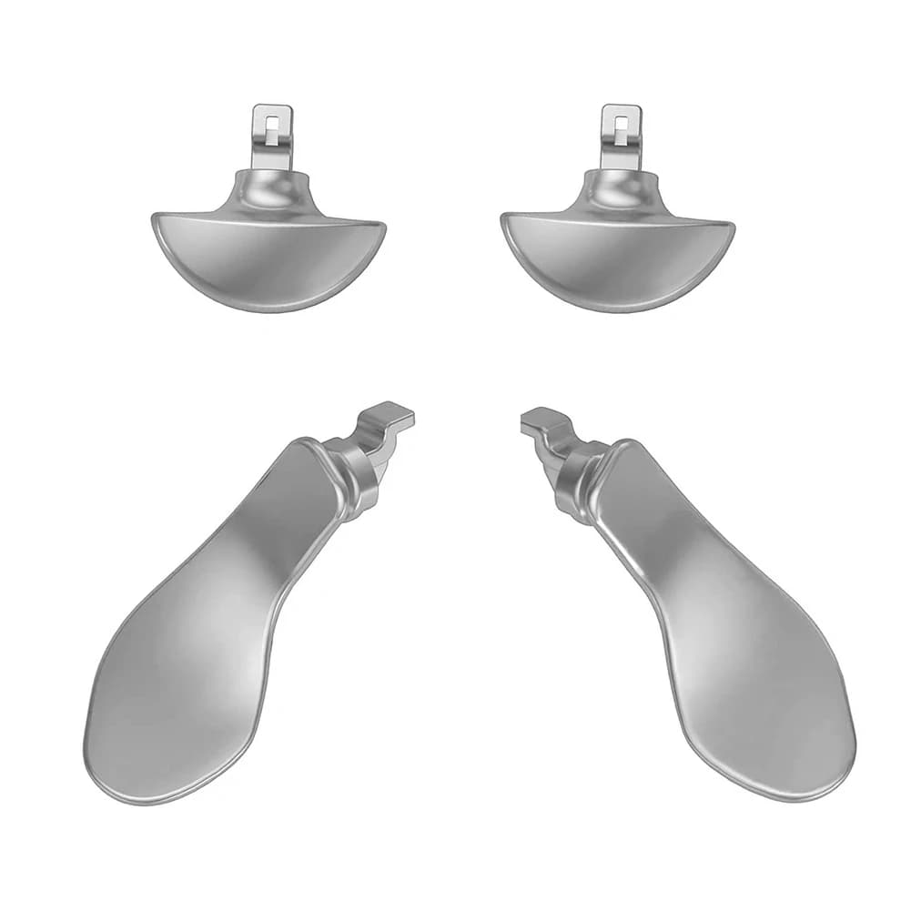 Set di 4 Tasti Posteriori per Controller di Gioco, Parti di Ricambio Resistenti all'Usura e Anticorrosione per Controller Elite PS5