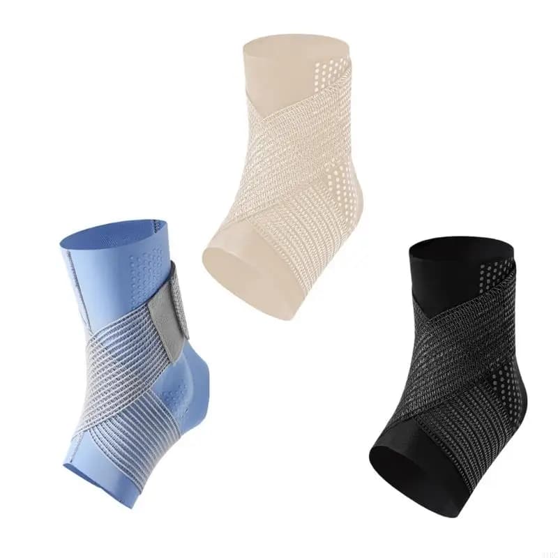 Cinghia supporto regolabile per manica alla caviglia resistente sudore per corsa basket