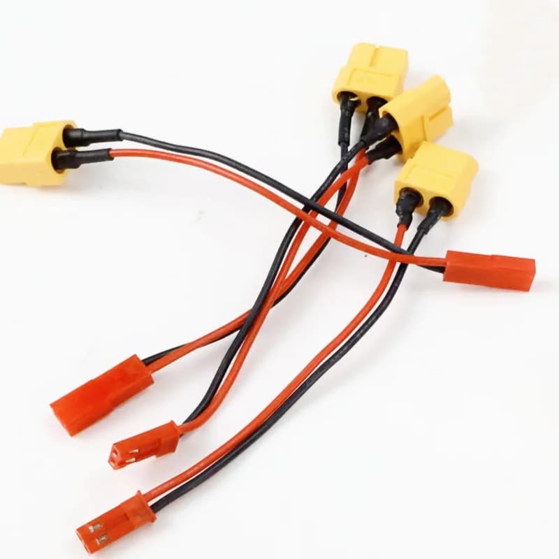 2/5 pz 10 cm RC Cavo Adattatore Batteria XT60 a JST Maschio/Femmina Connettore 22AWG Filo di Silicone per FPV Drone aereo parti di automobili