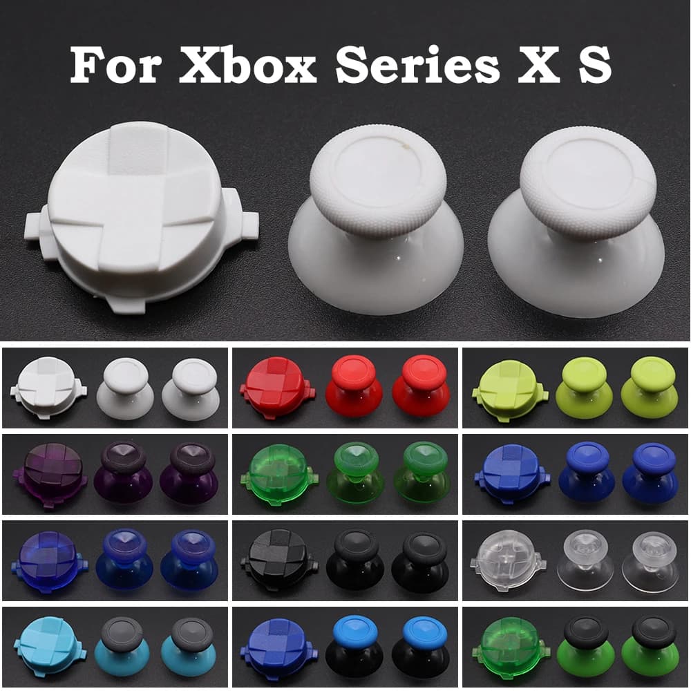 Per Xbox Serie XS Controller Tasti di direzione incrociati Pulsante D-Pad Bastoni per pollice analogici 3D Grip Joystick Cap ThumbStick Cover