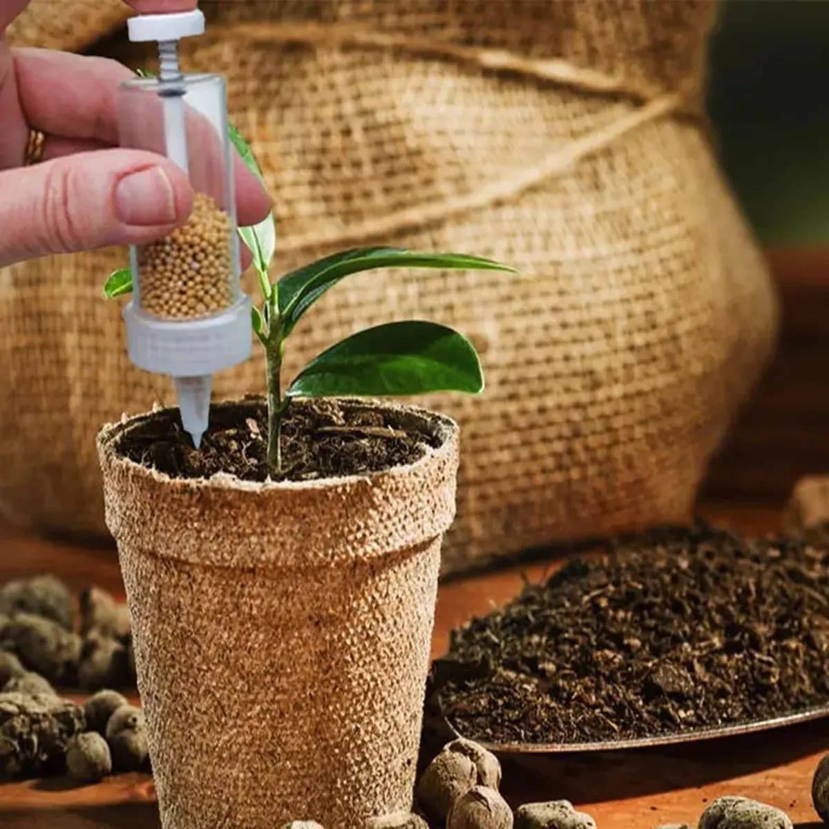 HHTL Semi Dispenser Manual, Mini Gardening Portable Mill, Jars and Gardens, Essential Gardening Accessories