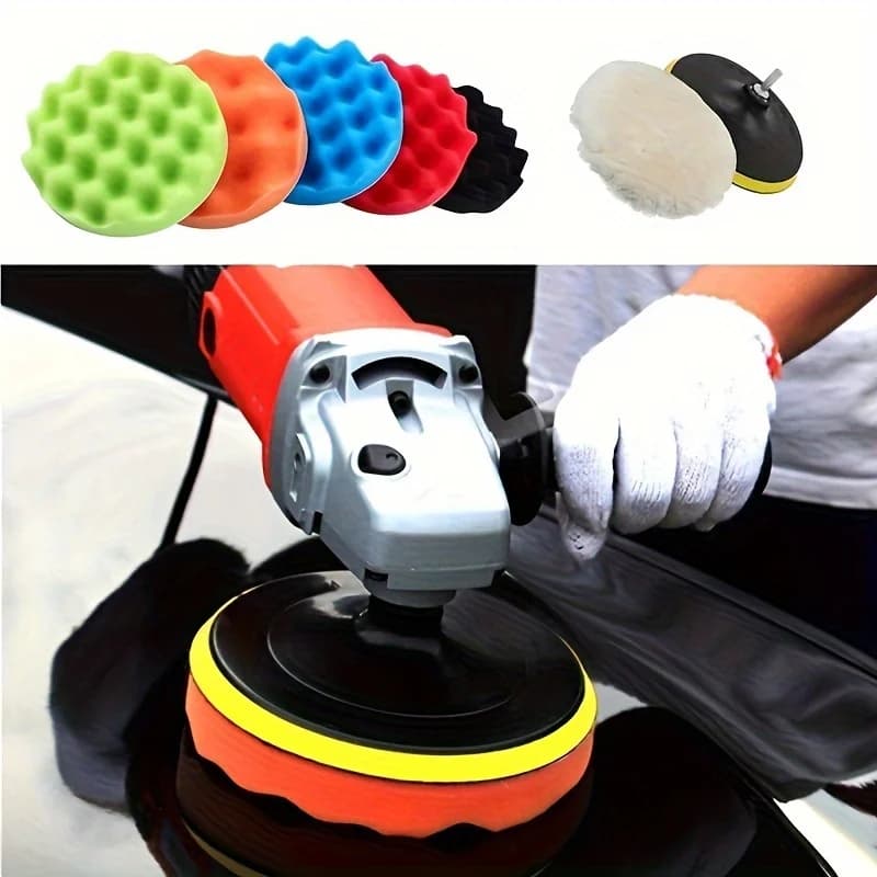 4 inch/5 inch car polishing disc set for self polishing wheels for self-adhesive polishing machine