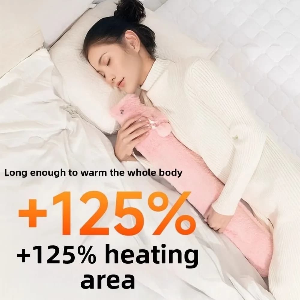 Extra Long Hot Water Bottle Filled with Water Non-screw Non-screw Non-screw Non-screw Non-screw heaters to keep your belly warm