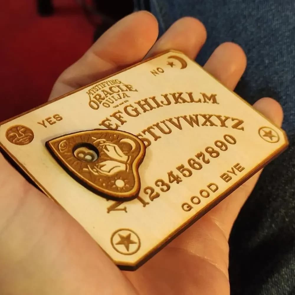 Fantasy Gifts Classic Ouija With Wooden Planchette Placeholder Board Ouija Board Pendulum Board Kit Divination