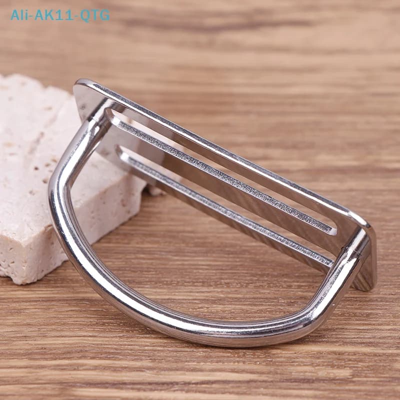 Anello a D in acciaio inossidabile 316 per cintura subacquea, fermacintura per imbracatura, stopper per immersioni e accessori per apnea