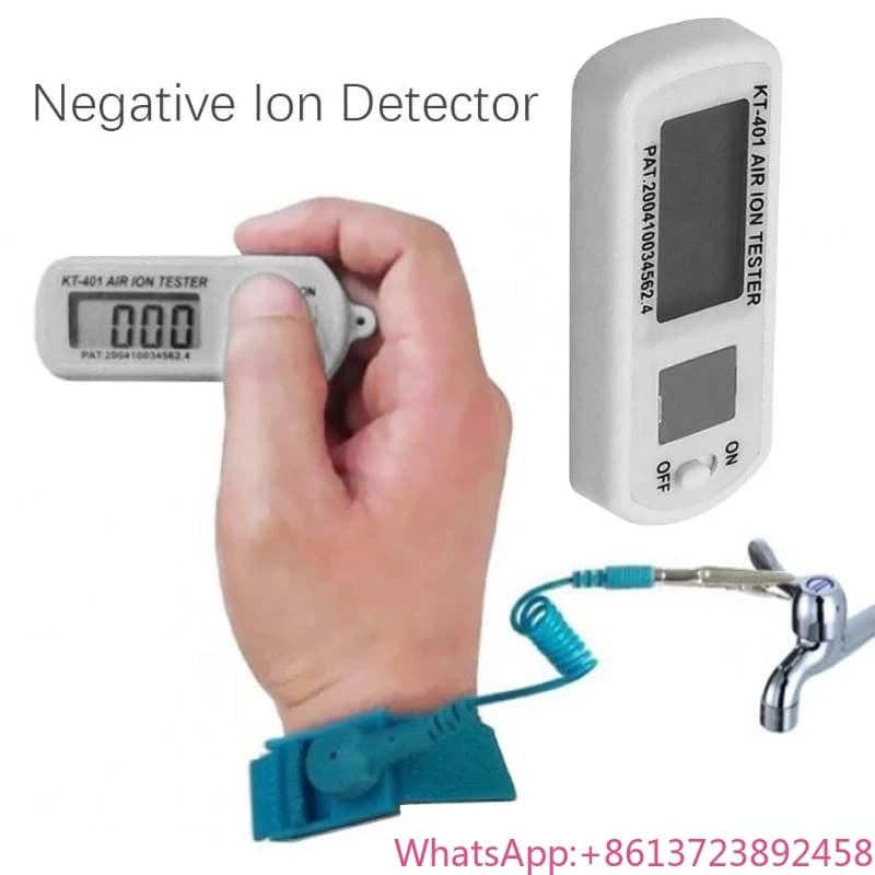 Tester di Aerioni KT-401, Misuratore di Ioni, Rilevatore di Aerioni, Rilevatore di Ioni di Ossigeno Negativi, Rilevatore di Concentrazione di Anioni, Purificatore d'Aria Automatico