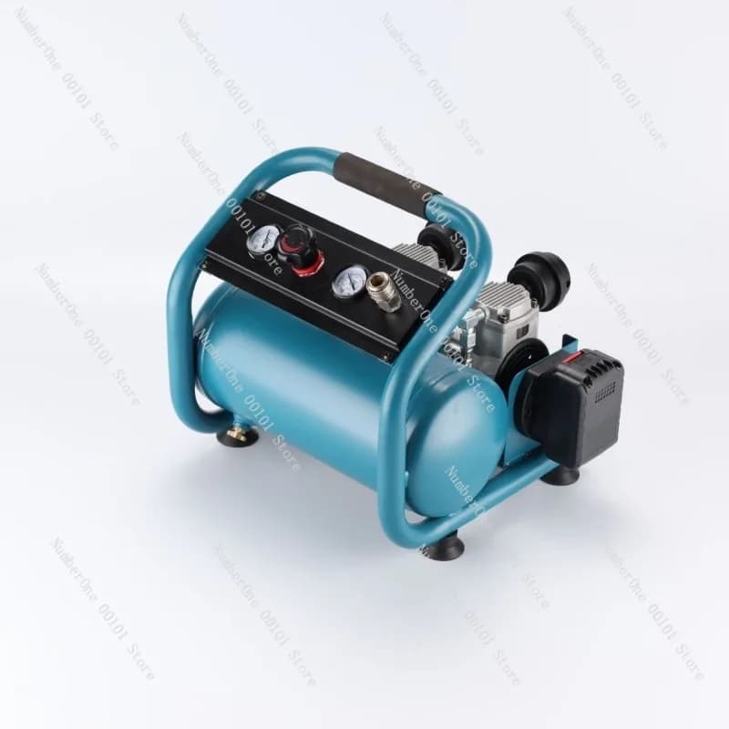 Portable silent oil-free air compressor - small, high-power air compressor for real stone paint spraying
