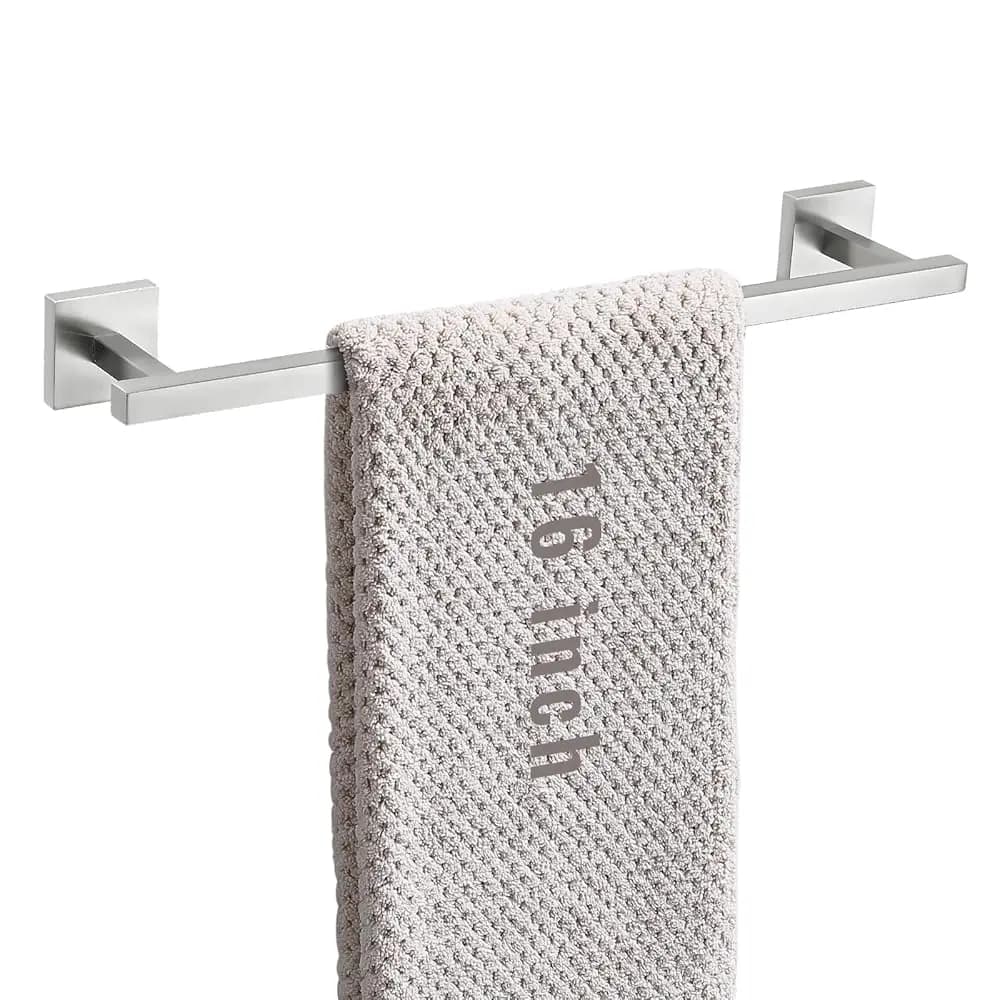 Spedizione Gratuita - Portasciugamani da Bagno, Porta Asciugamani da 13,9 Pollici, Portasciugamani Quadrato in Acciaio Inox 304, Accessori Bagno da Parete
