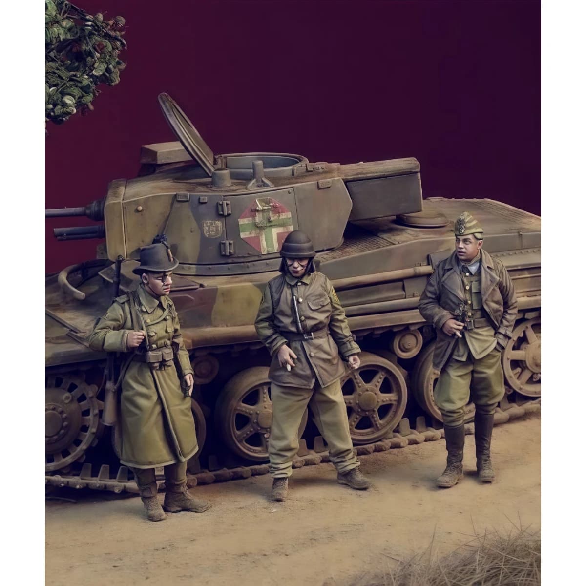 Kit modello non verniciato in resina 1/72, tema militare, Esercito reale ungherese della Seconda Guerra Mondiale non assemblato e non verniciato GK, 1497R