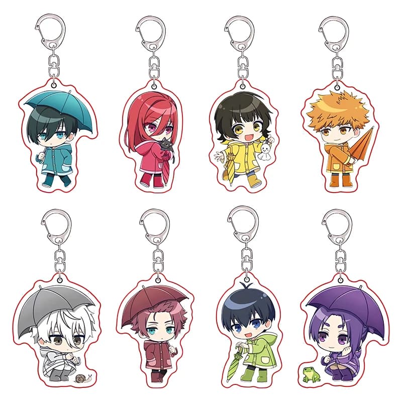 For BLUE LOCK Q-version Key Chain Anime Acrylic Pendant Isagi Yoichi Bachira Meguru Kunigami Rensuke Chigiri Hyoma Nagi Seishiro