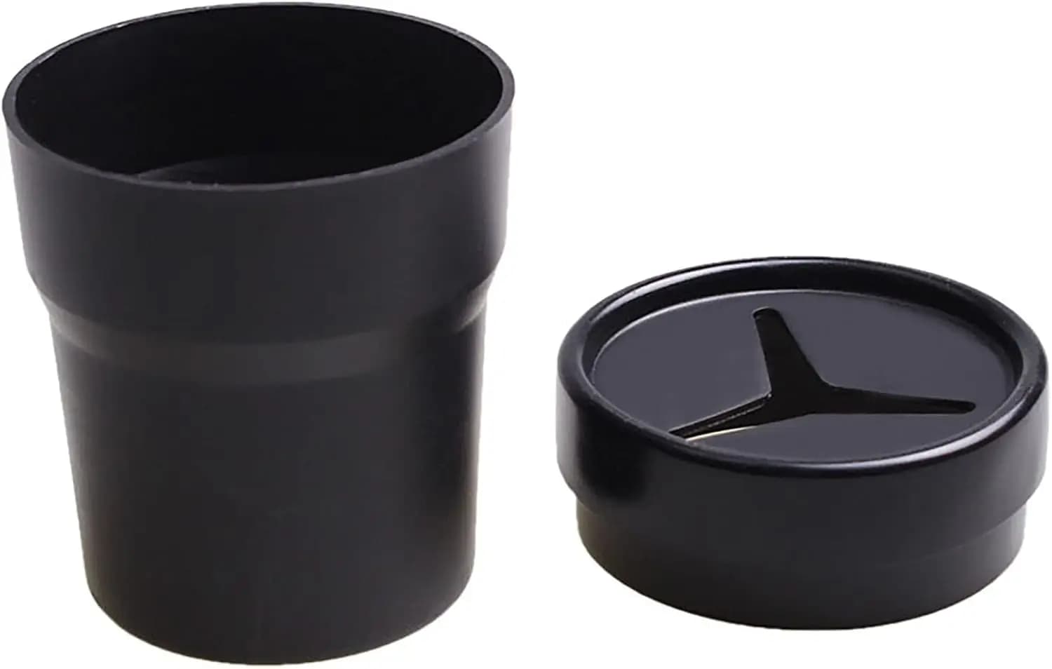 Car Trash Can with Lid, 250ml Portable Garbage Bin for Keys, Change, Pens