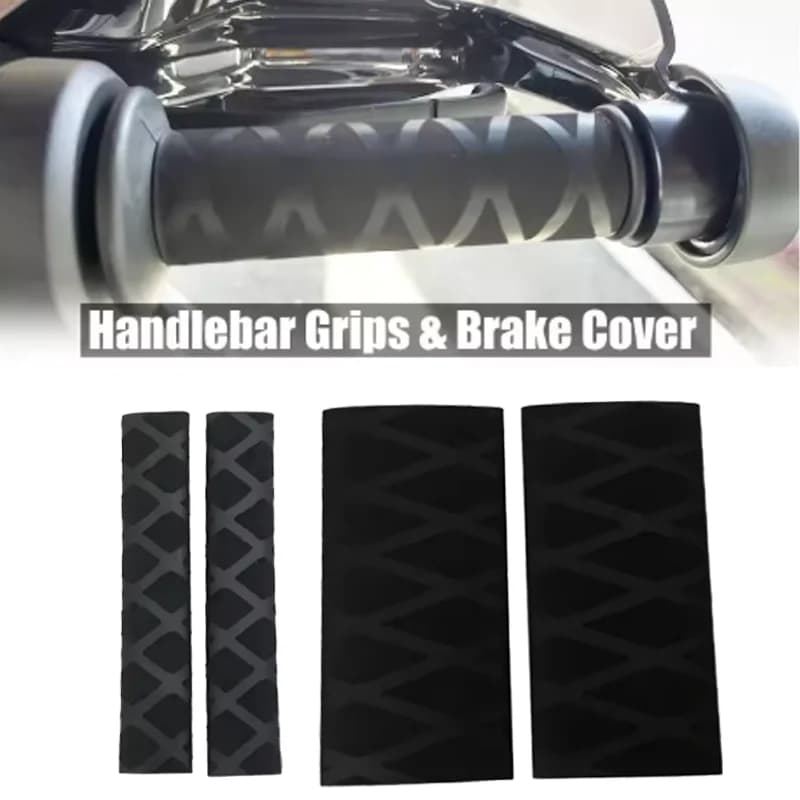 For BMW R1250GS R1200GS LC ADV F750GS F850GS F900R Motorcycle Universal Heat Shrinkable Grip Cover Non-slip Rubber Grip Glove