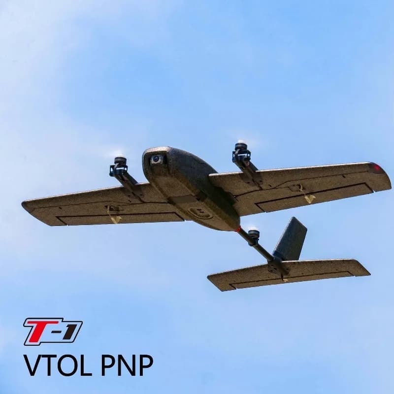 HEEWING Assassin T-1 RC Aereo VTOL Y3 Tiltrotor PNP con controllore di volo FPV Ala fissa Aereo da decollo verticale Giocattolo