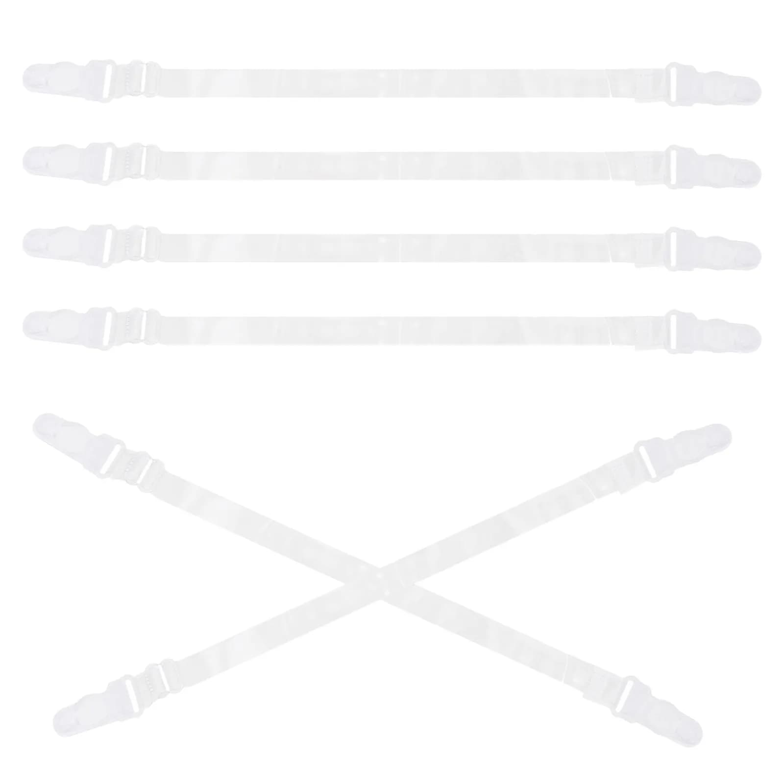 6 Pezzi Bretelle Trasparenti Non Regolabili Antiscivolo, Cinghie di Supporto per Spalle per Intimo Femminile, Canotte e Top Halter