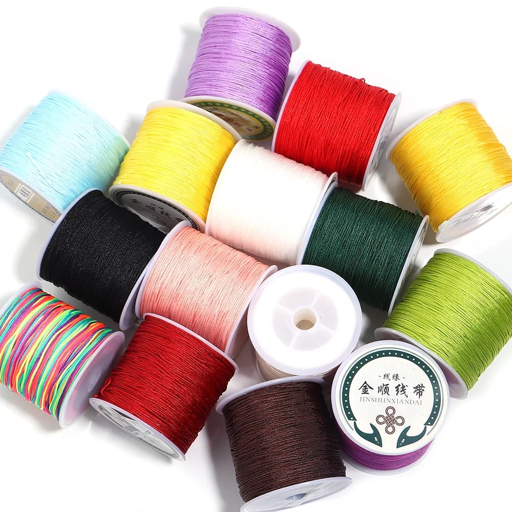 90 meters/rotole 0.8m 72 hand woven rope jade wire red cord handmade cord national knot for jewelry accessories
