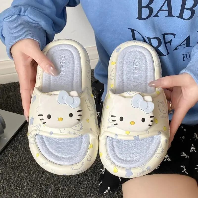 Summer 2026 New Women Eva Cartoon Soft Sole Height Increasing Thick Sole Garden Shoes Cartoon Anime Fashion Comfort Cool Slipper