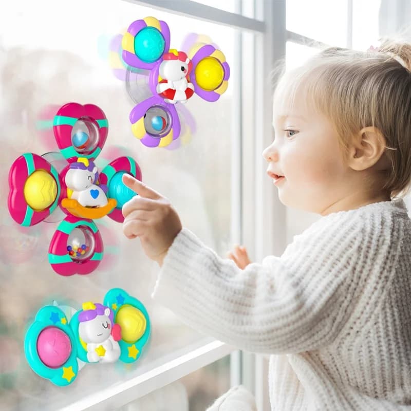 3PC Anti-Stress Dito Spinner Giocattolo Push Pop Bubble Fidget Spinner Giocattolo per Bambini e Adulti Regalo Di Natale Sollievo Ansia