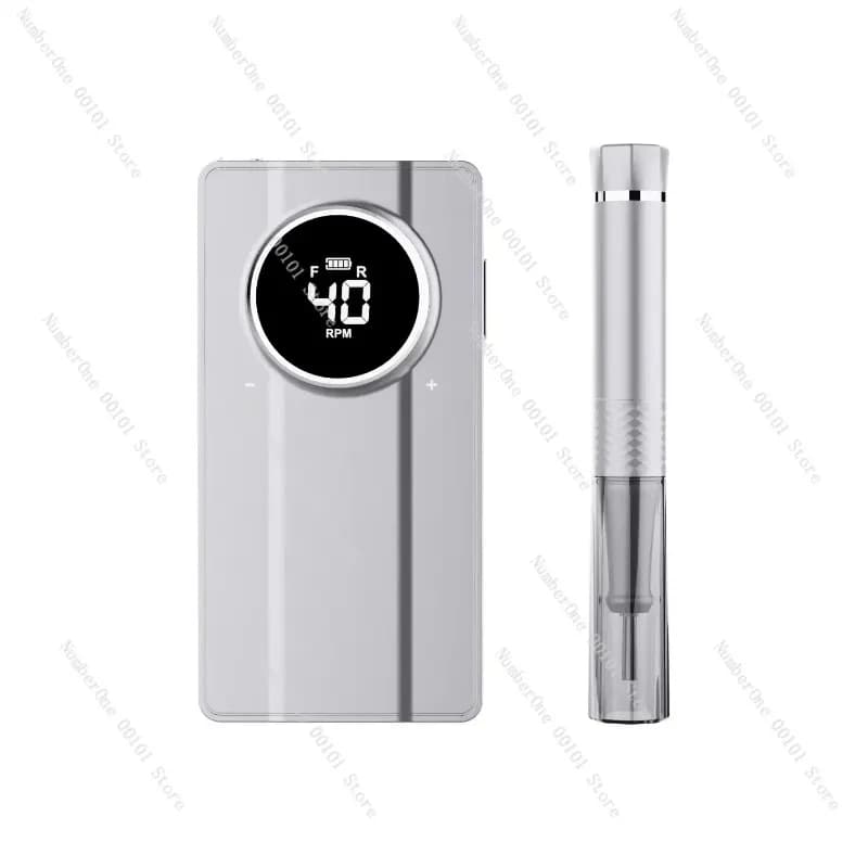 Trapano per unghie professionale ricaricabile 40000 giri/min Strumento elettrico per pedicure manicure per lucidatura di nail art