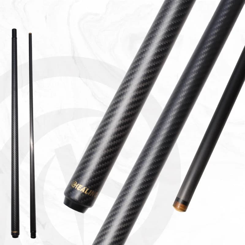 Stecca da biliardo 1/2 T700 in fibra di carbonio Stecca da biliardo da 12,4 mm Stecca da biliardo professionale 18-20 OZ