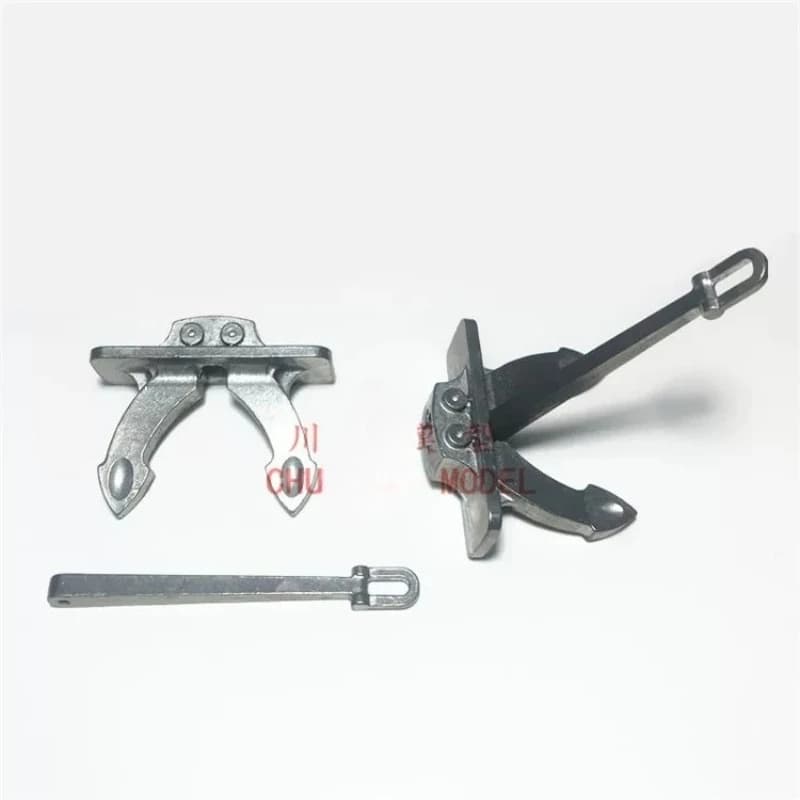 RC Model Boat accessories: Zinc Alloy Hawse Anchor, 65*42MM (large size), for simulated sailing Ship Models