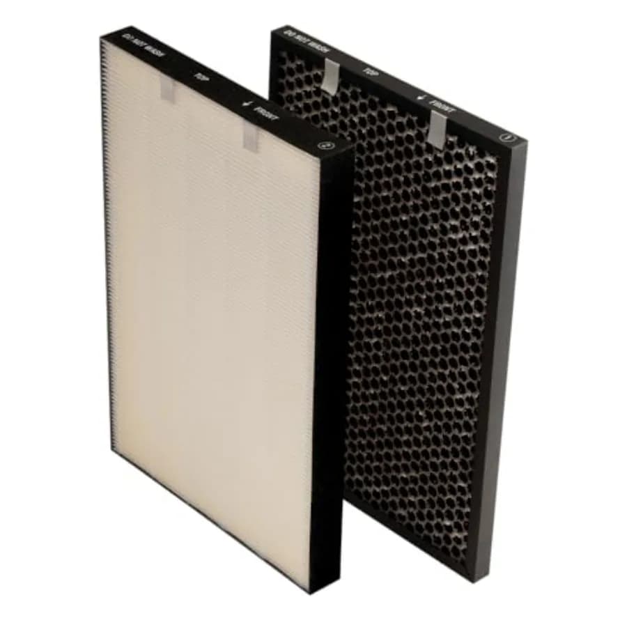 Filtro HEPA e Filtro a Carbone Attivo di Ricambio per Purificatore d'Aria air320, Nuovi Ricambi Originali OEM 3314 Neri