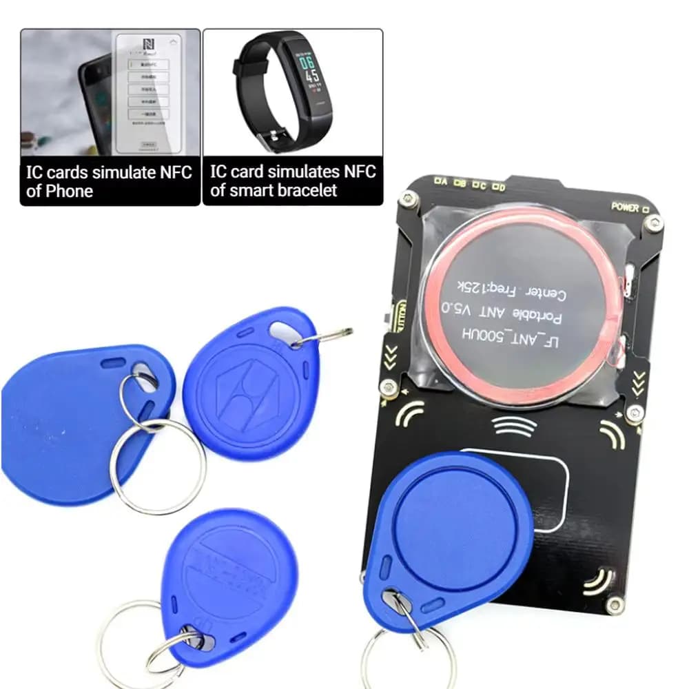 Kit clonatore RFID Proxmark3 V5.0 avanzato 13,56 MHz/125 KHz Doppia frequenza per chip scheda NFC T5577 Token ID Badge Copia programmatore