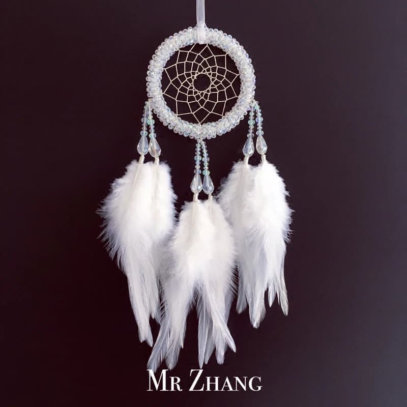 Dream Catcher Car Hanging Crystal Car Pendant Artistic Gift Girl Indian Dream Catcher Mr. Zhang Handmade