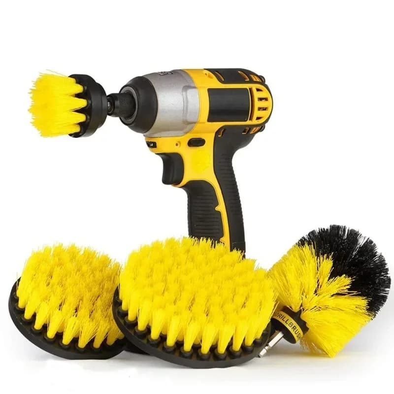 Electric Drill Brush Electric Tray Brush Electric Drill Kit Glass Floor Brush Pneumatic for Car Nylon Brushes 2/3,5/4'''
