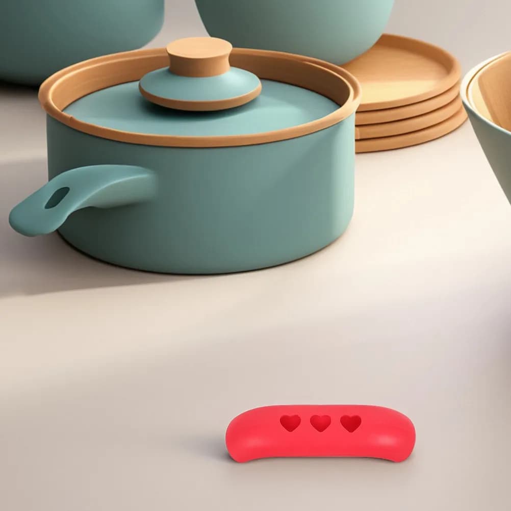 Set di 18 Copri Manici in Plastica Resistente al Calore, Antiscivolo e Termoisolanti per Padelle, Pentole e Tegami, Anti-scottatura