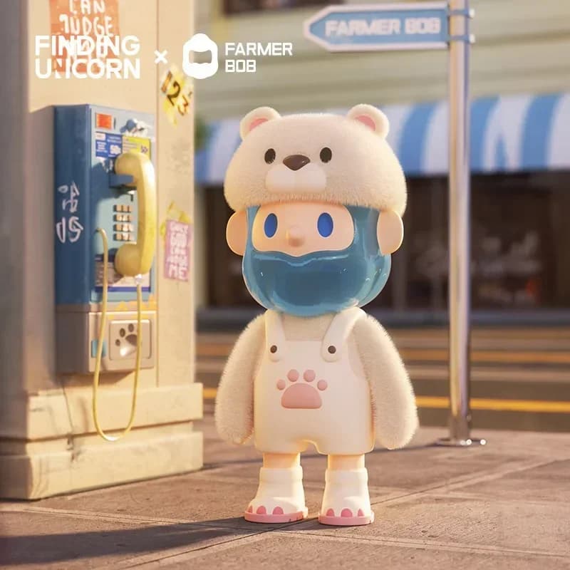 Finding Unicorn FARMER BOB Social Animal Series Blind Box Guess Bag Original Toys Doll Cute Anime Figure Ornaments Gift