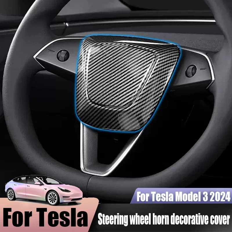 For Tesla Model 3 2024 decorative horn cover products for car interior decoration ABS material