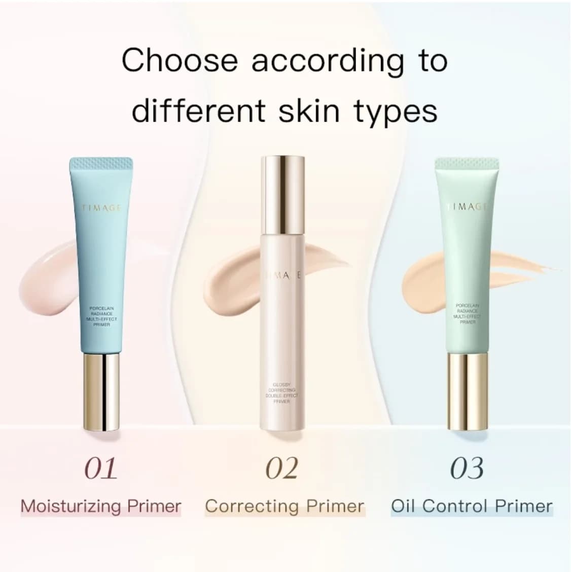 TIMAGE Primer per trucco Idratante/Tintato/Controllo dell'olio Primer multieffetto Base in crema Fondotinta idratante Controllo dell'olio 5g