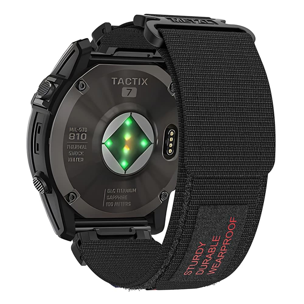 22 26mm cinturino in nylon intrecciato facile da montare per Garmin Fenix 7X 7 Pro Solar/6X 6 Sapphire/5 5X Plus/3 3HR/Tactix Smartwatche Strap