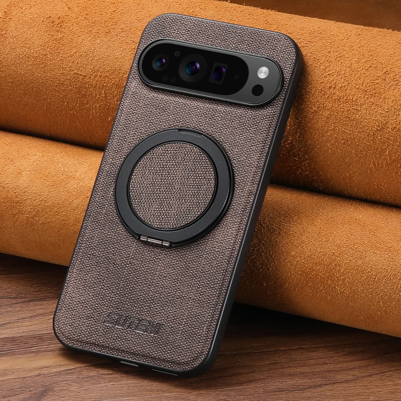 Mobile phone case with magnetic wireless charging 360 ° Support with ring and matt finish for Google Pixel 10 Pro XL 9 8A 7