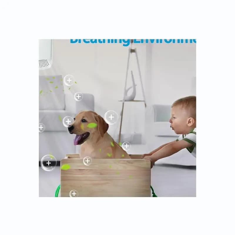 -A65I Ionizzatori d'aria per la casa Plug In Purificatore d'aria per la casa Purificatore d'aria silenzioso e portatile per camera da letto Cucina per animali domestici Ufficio