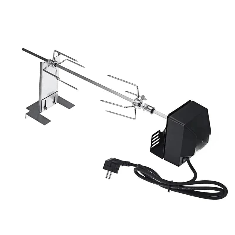 Outdoor 4W Barbecue Motor Kit, Split Barbecue Stick, Stainless Steel Design