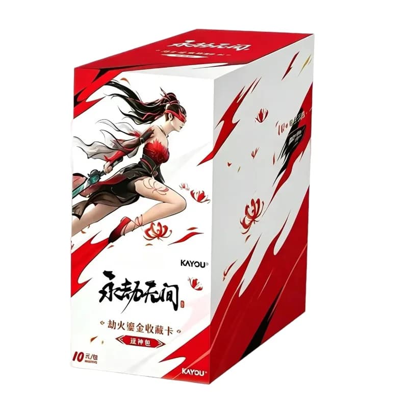 KAYOU 100%Origina Naraka: Bladepoint Card God Chasing Pack Flame Gilded Collectible Cards Game Character Toys Children's Gifts