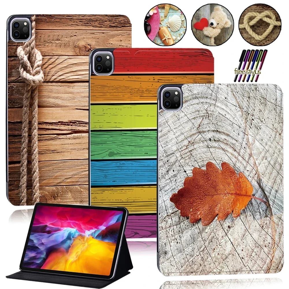 Leather Tablet Stand Cover Case for Apple IPad Pro 9.7 Inch/Pro 10.5 Inch / Pro 11 Inch 2020 2018 Print Pattern Protective Case