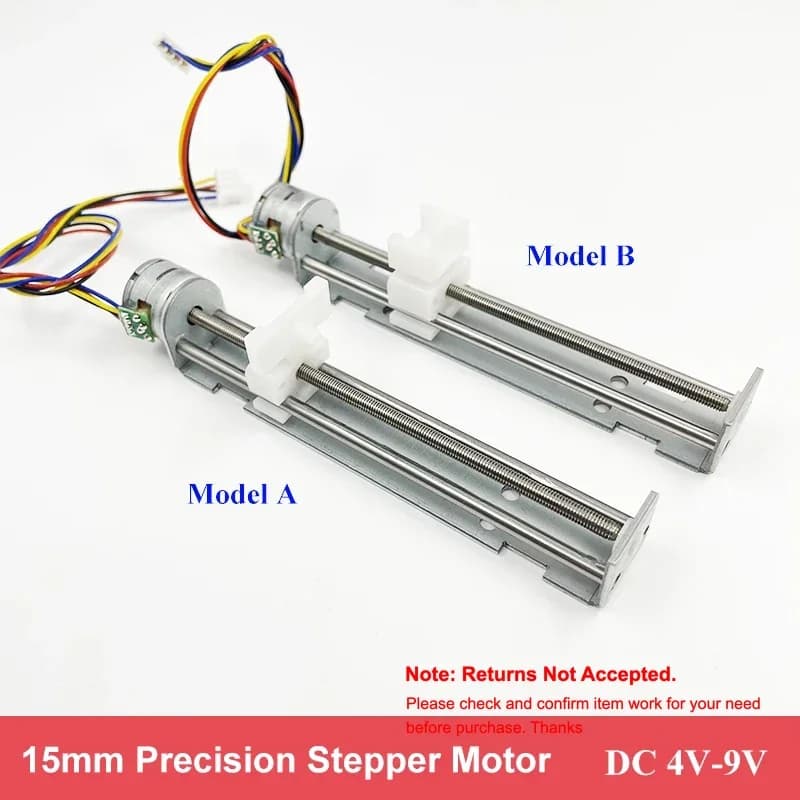1PC Corsa Lunga DC 5V 2 fasi 4 fili Motore Passo-passo Precisione 90mm Micro Attuatore Lineare FAI DA TE Stampante Laser macchina per incidere