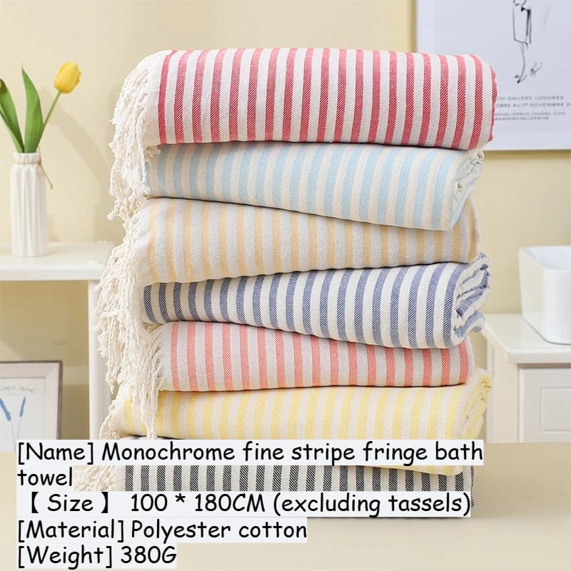 100x180 CM Cotone Turco Asciugamano Da Spiaggia Sauna Spa Palestra Sport Fitness Asciugamano Da Bagno Con Frange Scialle Sciarpa Sang Coperta Da Viaggio