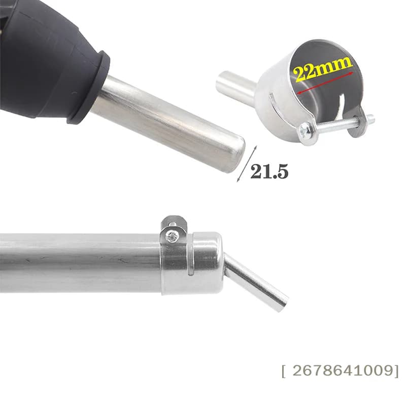 ❀ ♥ ♥ Ugello Angolato a 45 Gradi per Pistola ad Aria Calda - Punta per Stazione di Rilavorazione per Riparazione e Dissaldatura Chip | 〔YY33〕