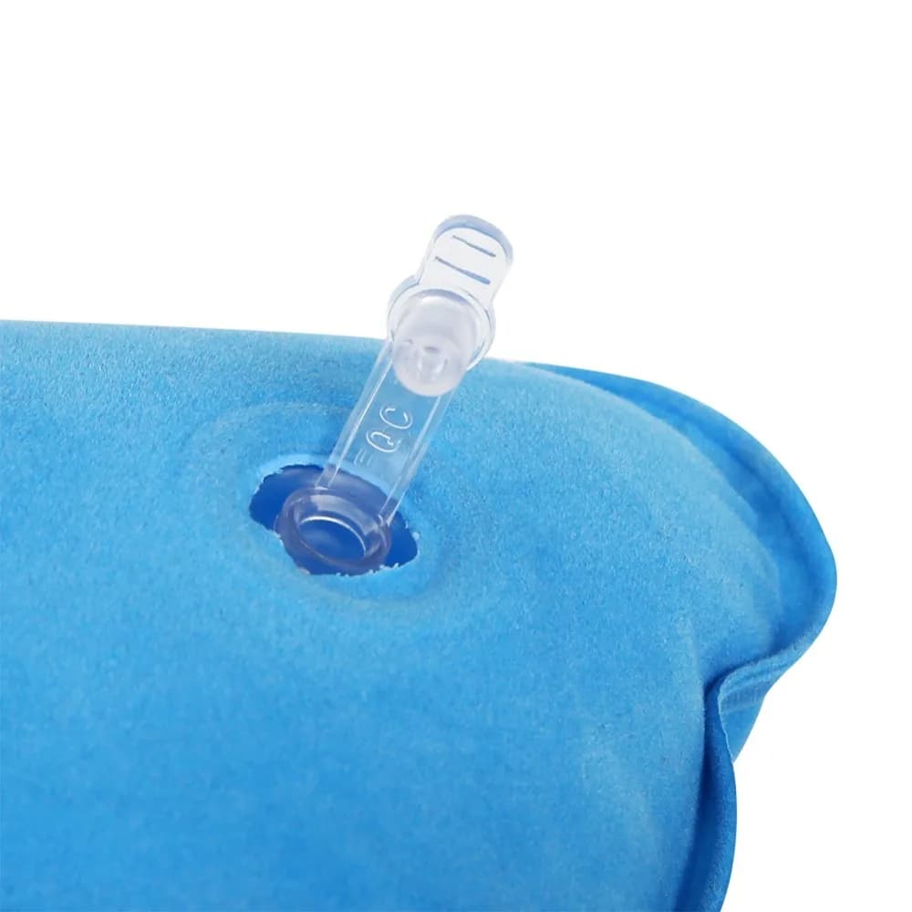 2 pezzi di cuscini gonfiabili in PVC durevoli, per la prevenzione delle perdite, cuscini portatili da campeggio, cuscini pieghevoli da campeggio