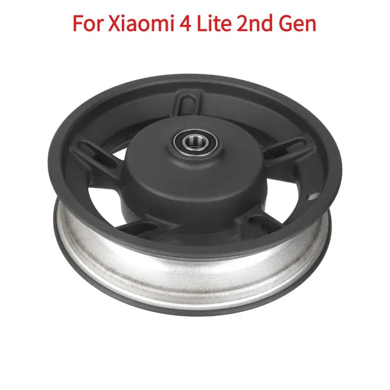 Cerchio in lega di alluminio per mozzo ruota anteriore per scooter elettrico Xiaomi 4 Lite 2a generazione, ruote anteriori con freno a tamburo, parte di ricambio resistente