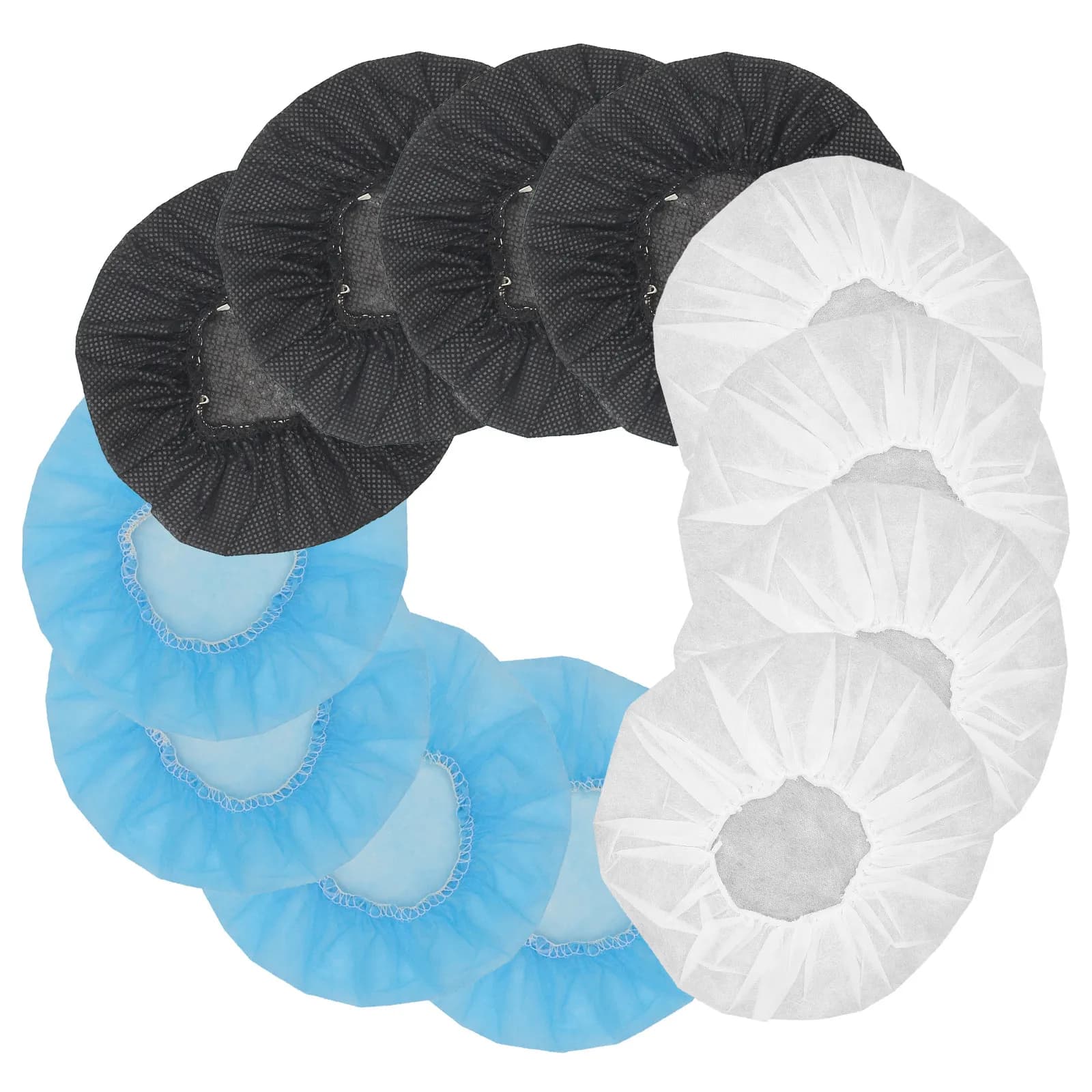 300 Pezzi Copri-orecchie per Cuffie da Gaming, Coperture Monouso in Tessuto Non Tessuto per Cuscinetti di Ricambio per Cuffie Over-Ear, Palestra, Corse
