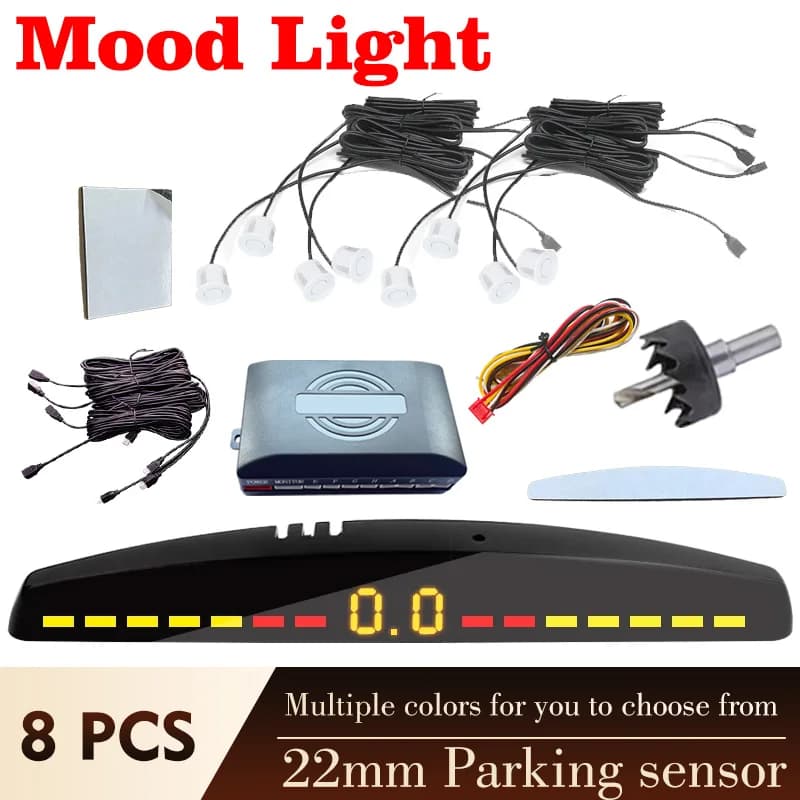 Telecamera retrovisiva universale Kit monitor LCD a 12 colori Sistema di backup per retromarcia 12V Aiuto al parcheggio per rimorchio per furgone e camion